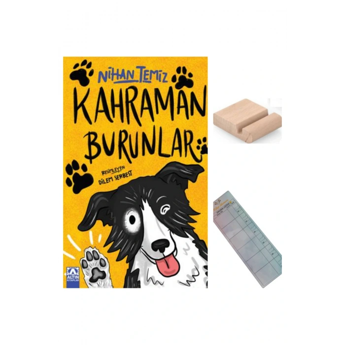 Kahraman Burunlar / Nihan Temiz / 3. Sınıf / 8-9 Yaş Hikaye+Tablet Tutucu+Takip Ayracı