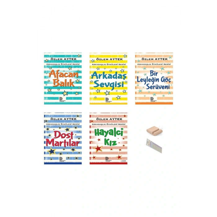 Arkadaşlık Öyküleri Serisi-1 / 5 Kitap SET / Özlem Aytek / 2. Sınıf / 6-7 Yaş Hikaye +Tablet Tutucu