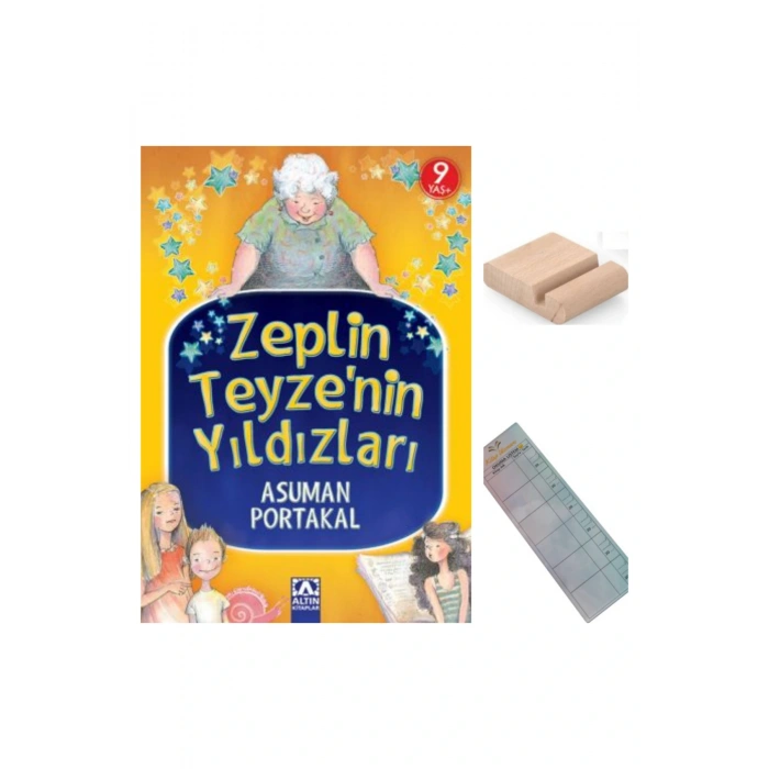 Zeplin Teyzenin Yıldızları / Asuman Portakal / 4. Sınıf / 9-10 Yaş Hikaye+Tablet Tutucu+Tkip Ayrcı