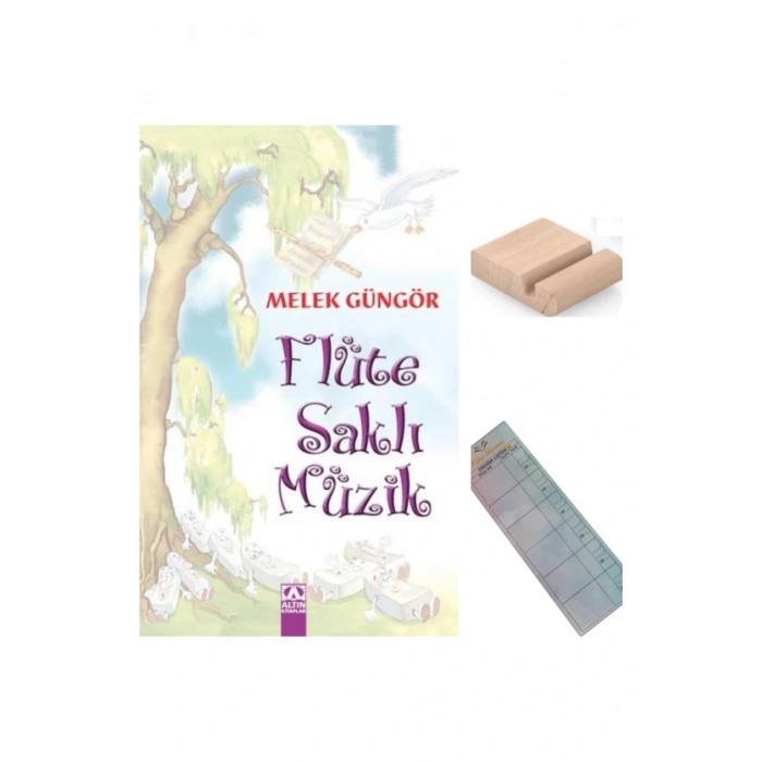 Flüte Saklı Müzik / Melek Güngör / 3. Sınıf / 8-9 Yaş Hikaye +Tablet Tutucu+Takip Ayracı