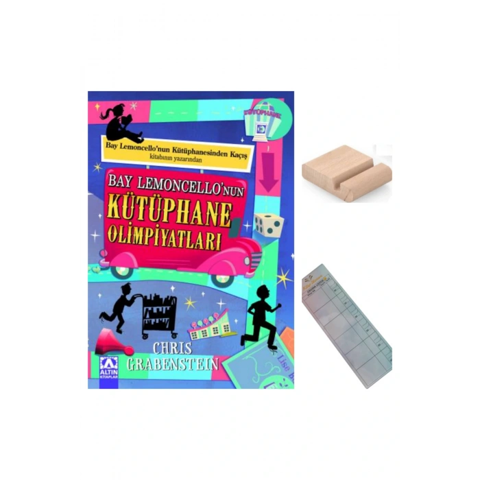 Bay Lemencollanın Kütüphane Olimpiyatları / Chris Grabenstein/7. ve 8. Sınıf Hikaye +Tablet Tutucu