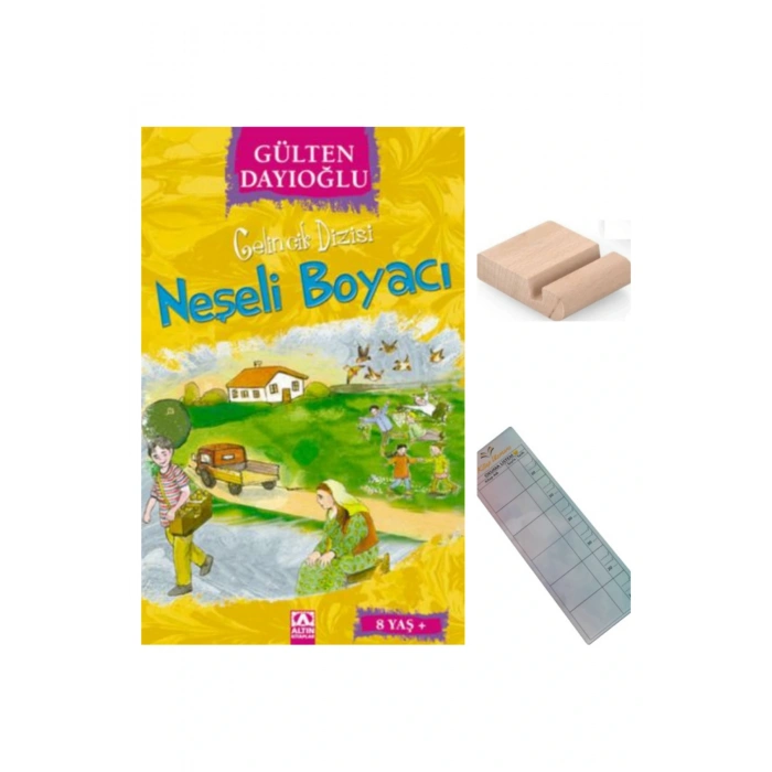 Neşeli Boyacı / Gelincik Dizisi / Gülten Dayıoğlu / 3. Sınıf / 8-9 Yaş Hikaye+Tablet Tutucu