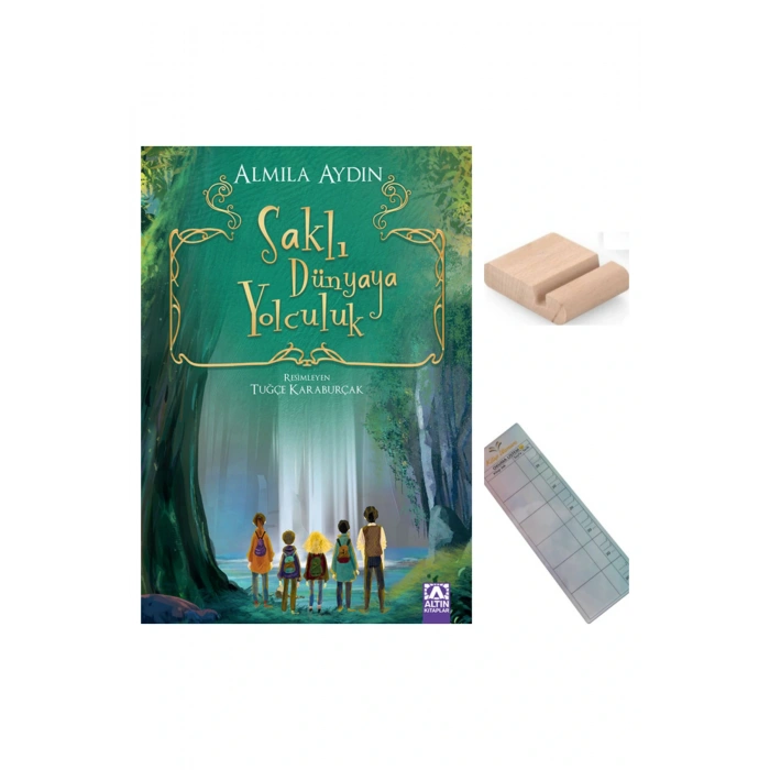 Saklı Dünyaya Yolculuk / Almila AYDIN / 4-5-6-7. Sınıf Hikaye +Tablet Tutucu + Okuma Ayracı