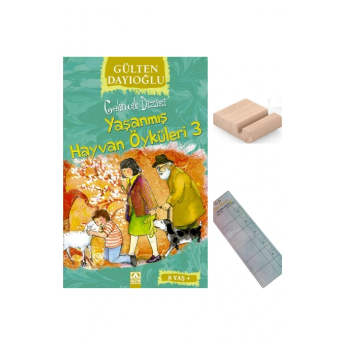 Yaşanmış Hayvan Öyküleri 3 / Gelincik Dizisi/Gülten Dayıoğlu/3. Sınıf/ 8-9 Yaş Hikaye+Tablet Tutucu