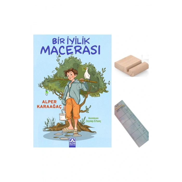 Bir İyilik Macerası / Alper Karaağaç / 4. Sınıf / 9-10 Yaş Hikaye+Tablet Tutucu+Takip Ayracı