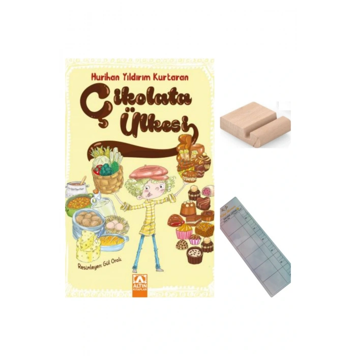 Çikolata Ülkesi / Hurihan Yıldırım Kurtaran / 3. Sınıf/ 8-9 Yaş Hikaye +Tablet Tutucu+Takip Ayracı