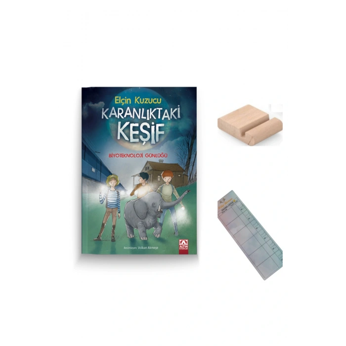 Karanlıktaki Keşif / Elçin Çetinkale / 5. ve 6. Sınıf / 10-12 Yaş Hikaye+Tablet Tutucu+Takip Ayracı