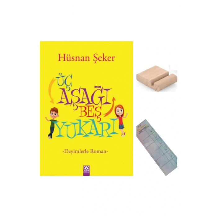 Üç Aşağı Beş Yukarı / Hüsnan Şeker / 5. ve 6. Sınıf / 10-12 Yaş Hikaye+Tablet Tutucu+Takip Ayracı