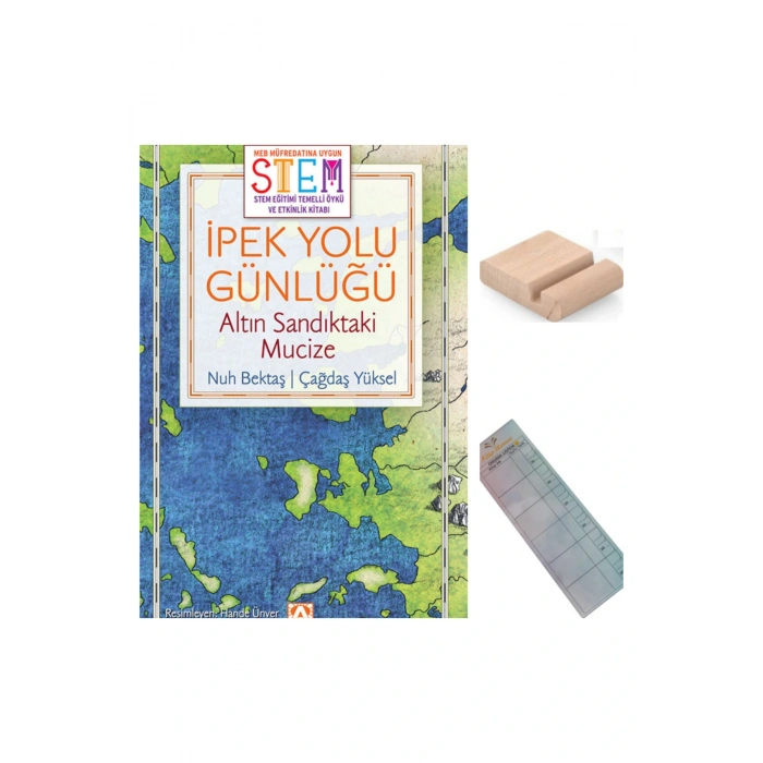 İpek Yolu Günlüğü Altın Sandıktaki Mucize /Nuh Bektaş Çağdaş Yüksek/5. ve 6. Sınıf +Tablet Tutucu