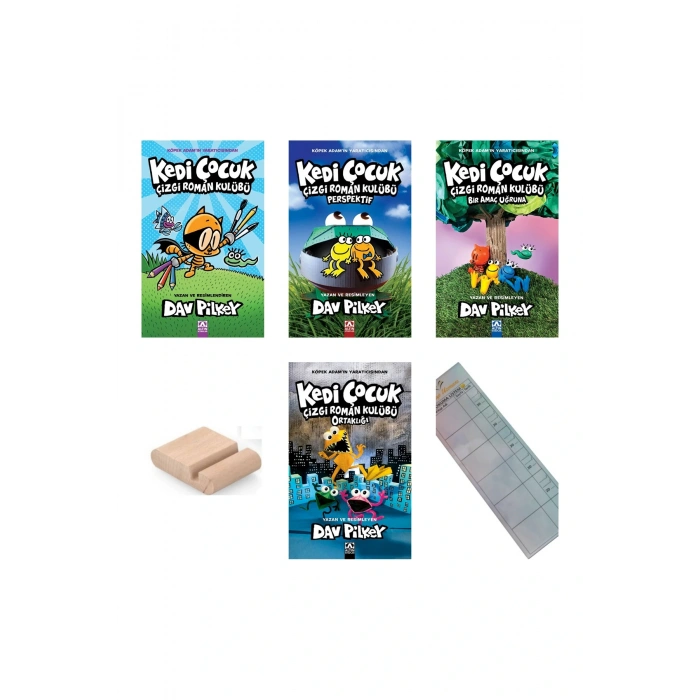 Kedi Çocuk SETİ 4 Kitap / ÇİZGİ ROMAN KULÜBÜ ORTAKLIĞI-PERSPEKTİF-BİR AMAÇ UĞRUNA /9-12 Yaş Hikaye