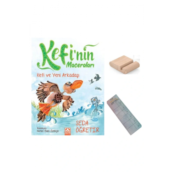 Kefi ve Yeni Arkadaşı / Kefinin Maceraları / Seda Öğretir / 2. Sınıf / 6-7 Yaş Hikaye+Tablet Tutucu