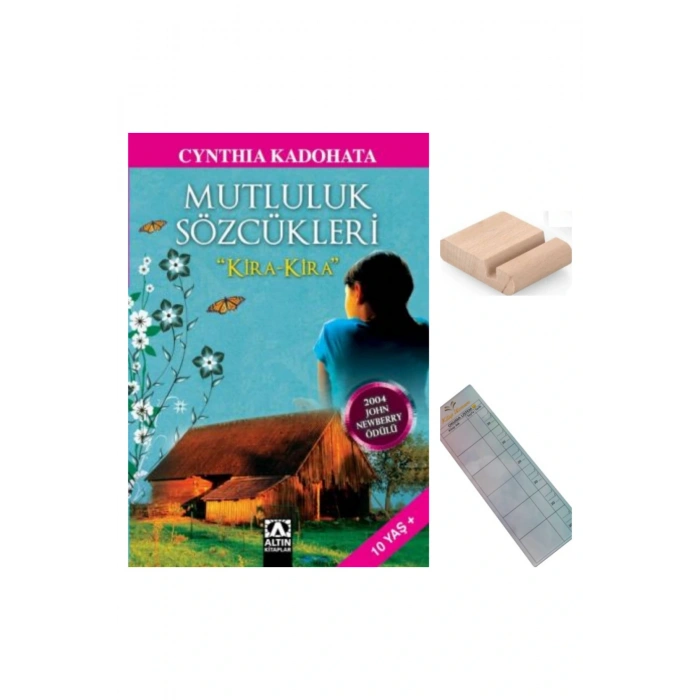 Mutluluk Sözcükleri Kira-Kira / CYNTYHIA KADOHATA /7. ve 8. Sınıf / /11-13 Yaş Hikaye+Tablet Tutucu