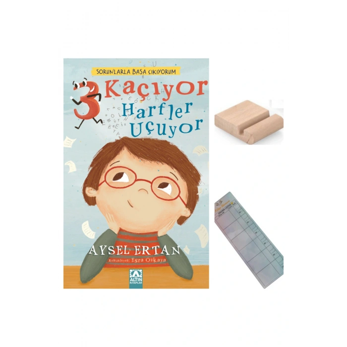 3 Kaçıyor Harfler Uçuyor / Aysel Ertan / 2. Sınıf / 6-7 Yaş Hikaye+Tablet Tutucu+Takip Ayracı