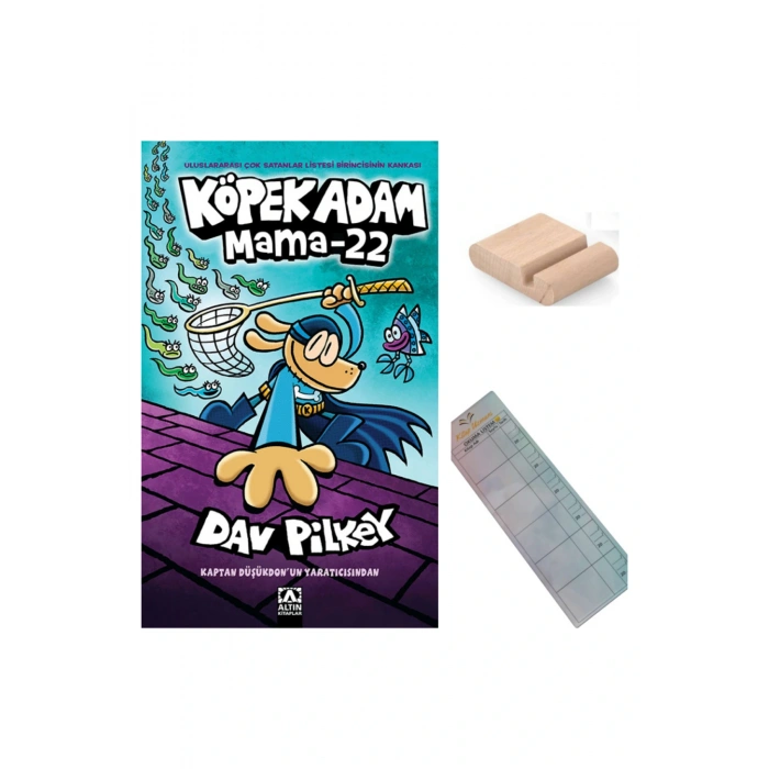 KÖPEK ADAM 8 - MAMA 22 - 8-12 Yaş Hikaye / Çizgi Roman + Tablet Tutucu+ Takip Ayracı
