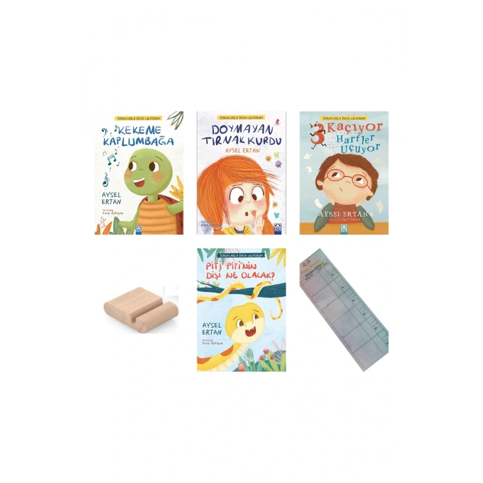 Özel Çocuklar Serisi/Kekeme Kaplumbağa&3 Kaçıyor Harfler Uçuyo&Doymayan Tırnak Kurdu/ 6-7 Yaş Hikaye