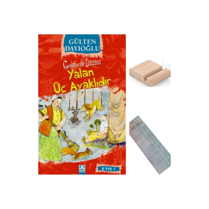 Yalan Üç Ayaklıdır / Gelincik Dizisi / Gülten Dayıoğlu / 3. Sınıf / 8-9 Yaş Hikaye+Tablet Tutucu