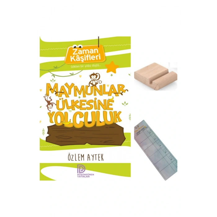 Maymunlar Ülkesine Yolculuk / Zaman Kaşifleri/ Özlem Aytek /3. Sınıf / 8-9 Yaş Hikaye+Tablet Tutucu
