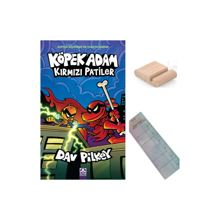 KÖPEK ADAM 12 - KIRMIZI PATİLER - 8-12 Yaş Hikaye / Çizgi Roman + Tablet Tutucu+ Takip Ayracı