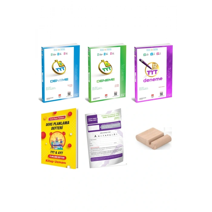 TYT SAYISAL Deneme / Türkçe Mat Fen / ÜçDörtBeş - 345 /YKS 2026+TYT Deneme +Telefon Tutucu+Plan Deft