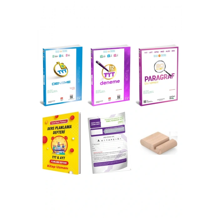TYT Matematik Paragraf Türkçe Deneme / Branş Deneme ÜçDörtBeş - 345 / YKS 2026 + TYT Deneme+ Tutucu