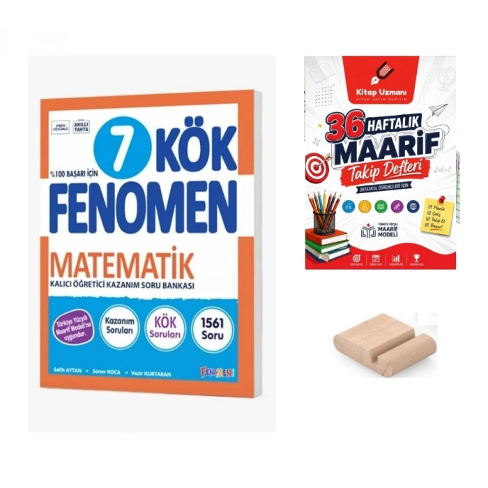 7.Sınıf Kök Matematik Soru Bankası 2027 Maarif Model+Telefon Tutucu+Maarif Defteri