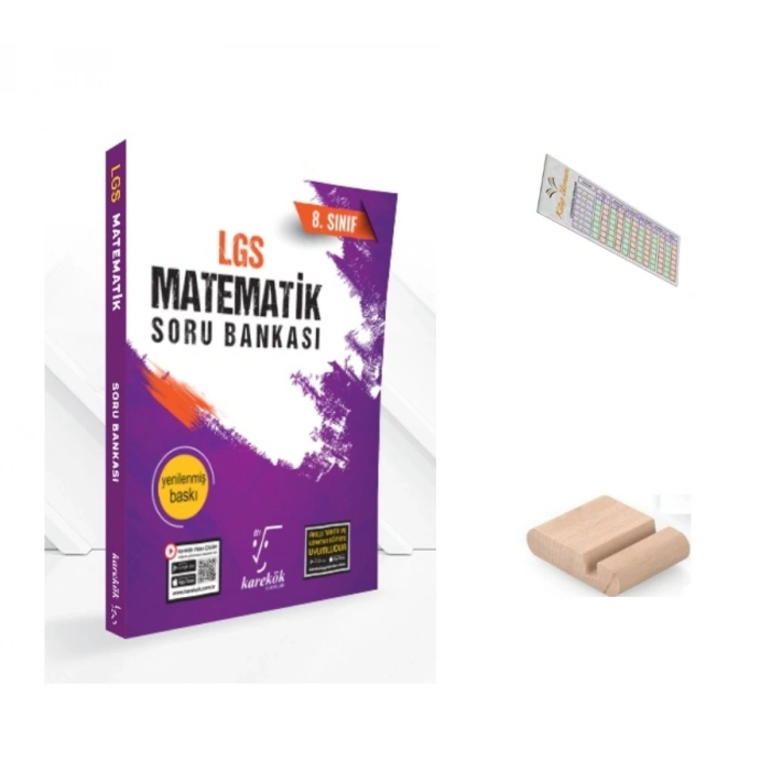 8.Sınıf Matematik Soru Bankası LGS 2027 +Telefon Tutucu+Çözüm Ayracı