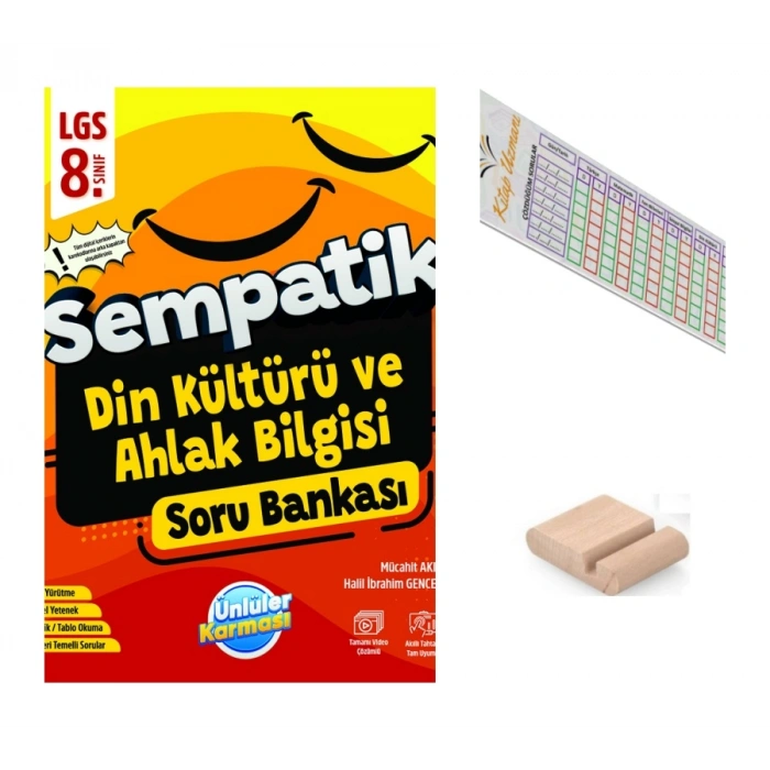 8.Sınıf Sempatik Din Kültürü Soru Bankası LGS 2027+Telefon Tutucu+Çözüm Ayracı
