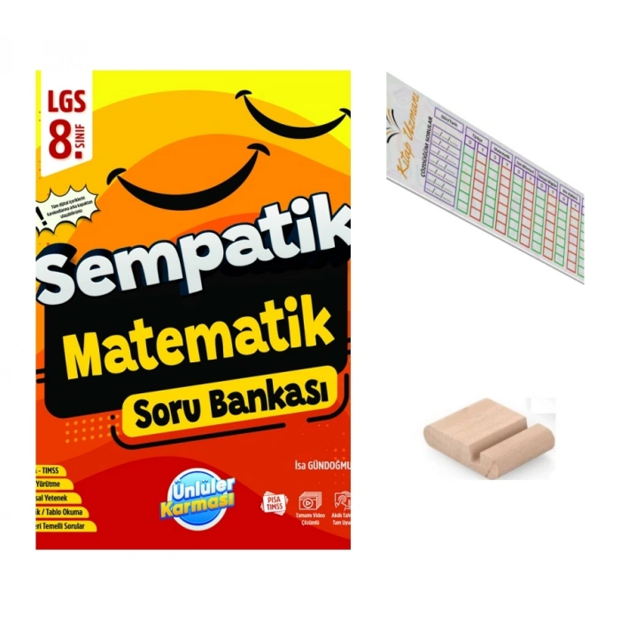 8.Sınıf Sempatik Matematik Soru Bankası LGS 2027+Telefon Tutucu+Çözüm Ayracı