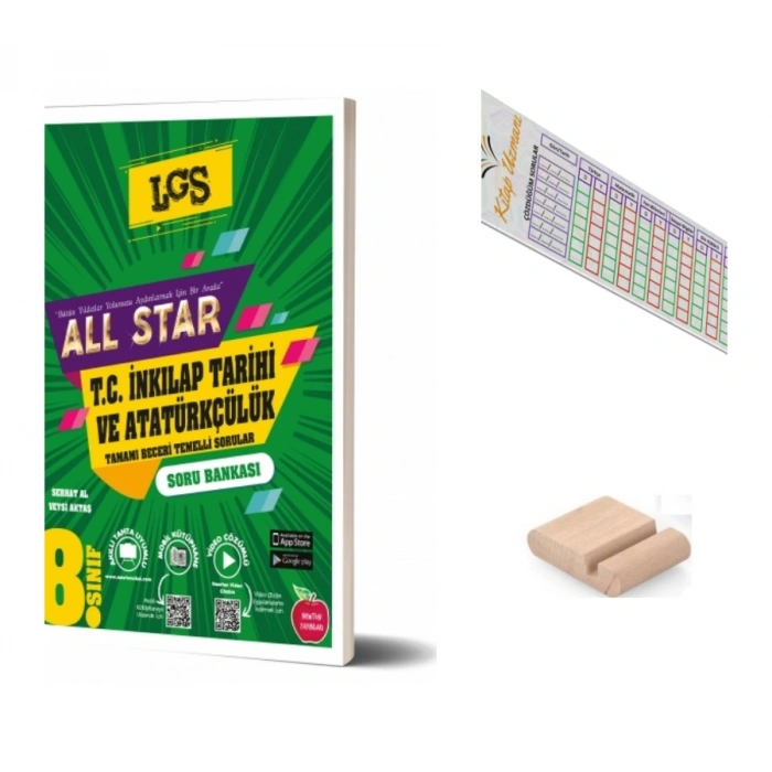 8.Sınıf ALL STAR İnkilap Tarihi Soru Bankası LGS 2027 +Çözüm Ayracı+Telefon Tutucu