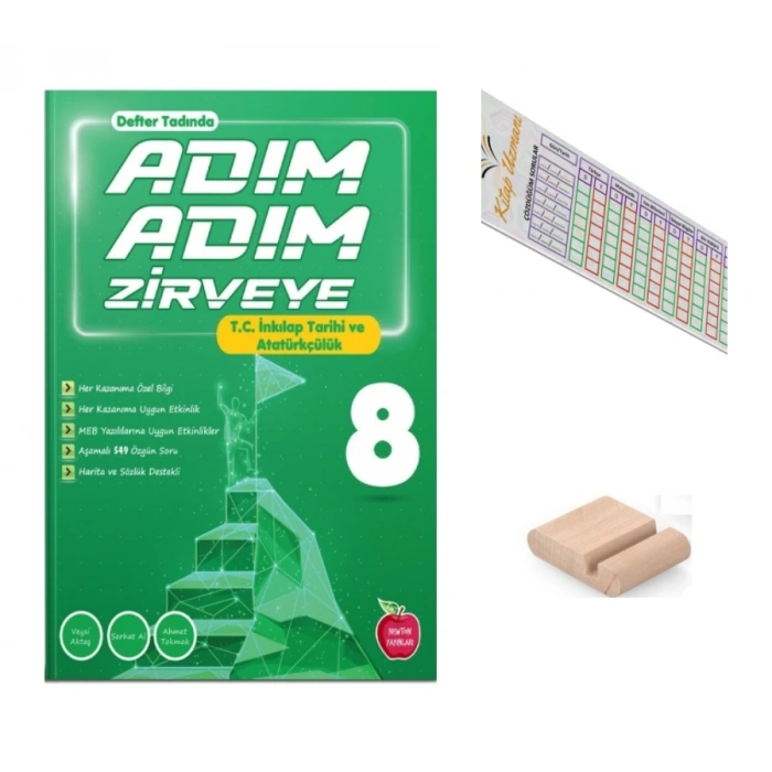 8.Sınıf ADIM ADIM ZİRVEYE İnkilap Tarihi LGS 2027 +Çözüm Ayracı+Telefon Tutucu