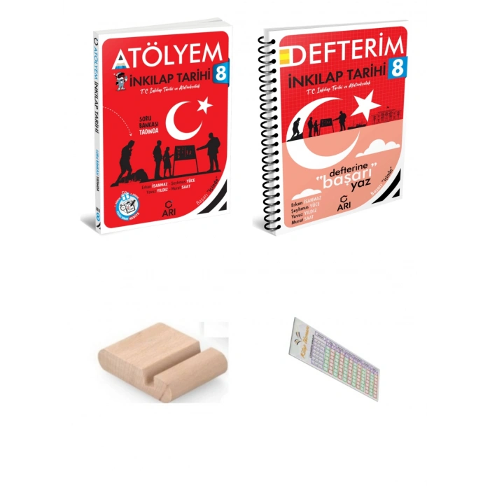 8.Sınıf İnkilap Defterim İnkilap Atölyem LGS 2027 +Telefon Tutucu+Çözüm Ayracı