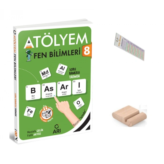 8.Sınıf Fen Bilgisi Atölyem LGS 2027 +Telefon Tutucu+Çözüm Ayracı