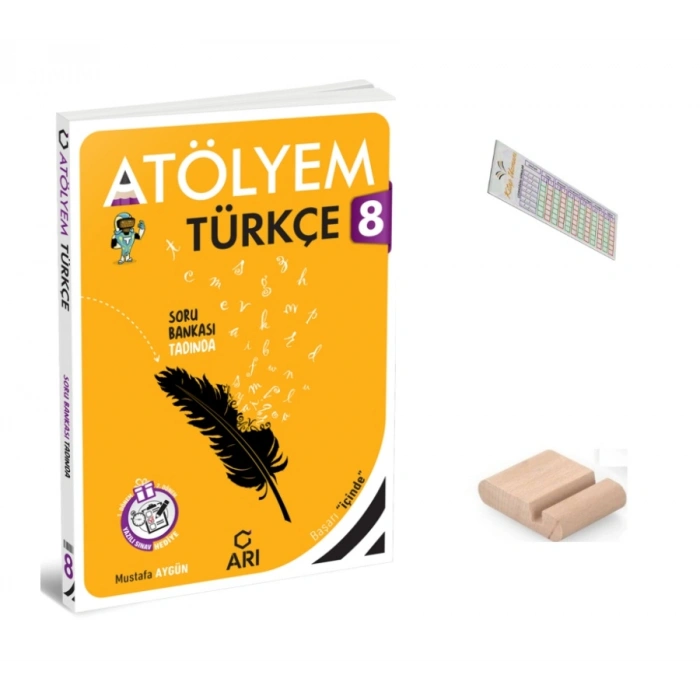 8.Sınıf Türkçe Atölyem LGS 2027 +Telefon Tutucu+Çözüm Ayracı