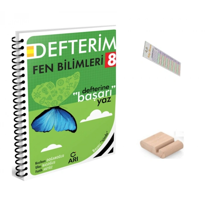 8.Sınıf Fen Bilgisi Defterim LGS 2027 +Telefon Tutucu+Çözüm Ayracı