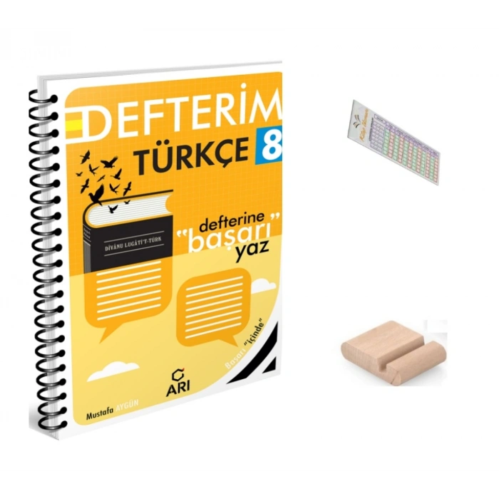 8.Sınıf Türkçe Defterim LGS 2027 +Telefon Tutucu+Çözüm Ayracı