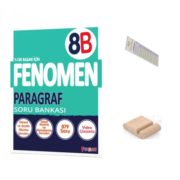 8.Sınıf 8B Paragraf Soru Bankası LGS 2027+Çözüm Ayracı+Telefon Tutucu