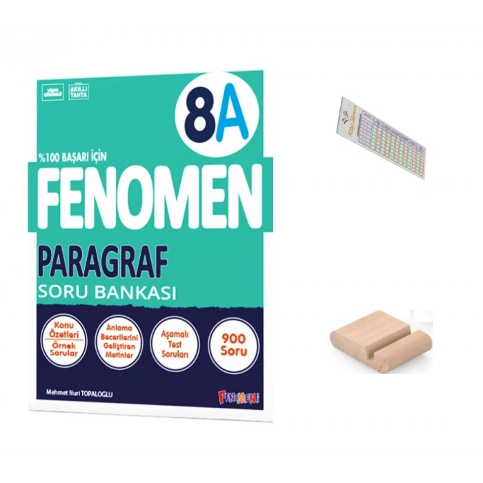 8.Sınıf 8A Paragraf Soru Bankası LGS 2027+Çözüm Ayracı+Telefon Tutucu