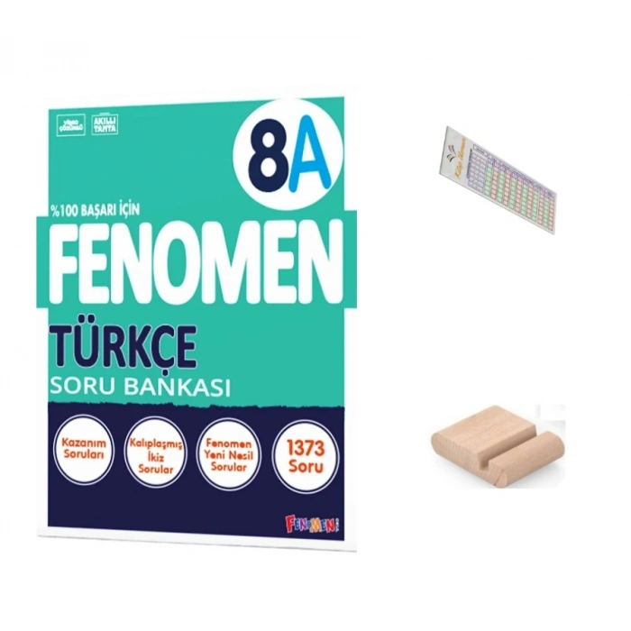8.Sınıf 8A Türkçe Soru Bankası LGS 2027+Çözüm Ayracı+Telefon Tutucu