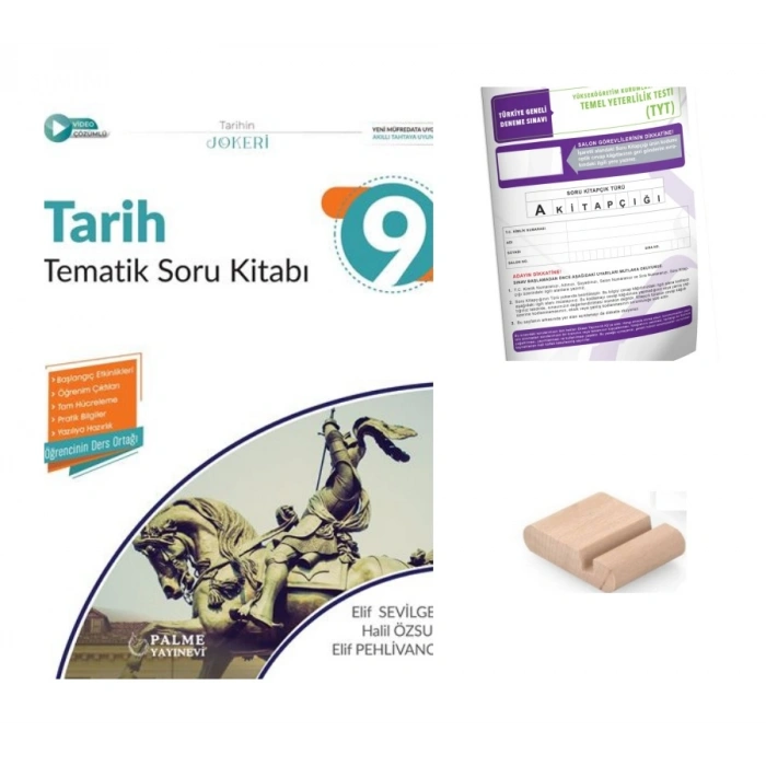 9.Sınıf Tarih Tematik Soru Bankası -Maarif Model 2027+TYT Deneme+Telefon Tutucu