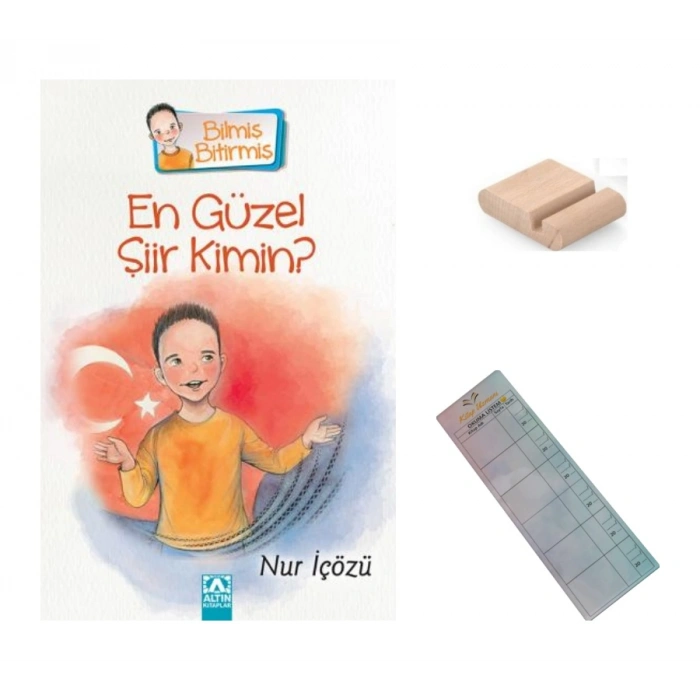 En Güzel Şiir Kimin? / Bilmiş Bitirmiş / Nur İçözü / 2. Sınıf / 6-7 Yaş Hikaye +Tablet Tutucu