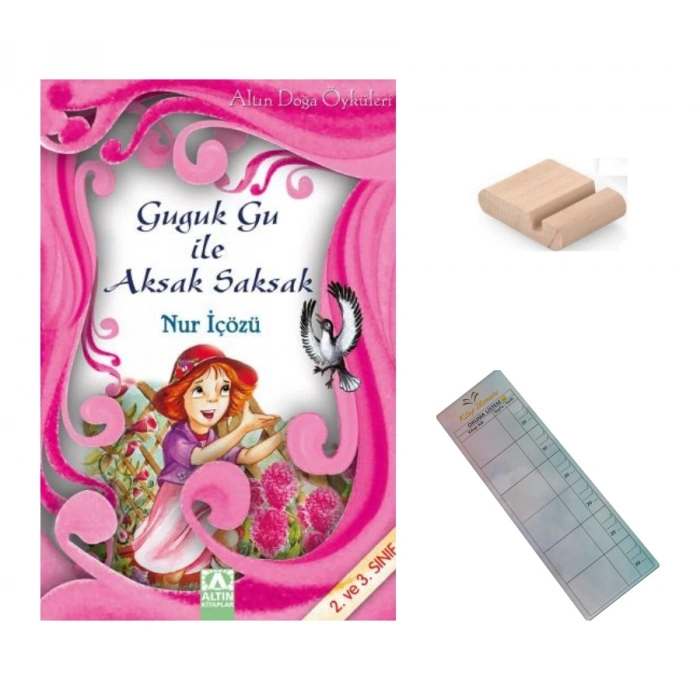 Guguk Gu ile Aksak Saksak / Altın Doğa Dizisi / Nur İçözü / 2. Sınıf / 6-7 Yaş Hikaye +Tablet Tutucu