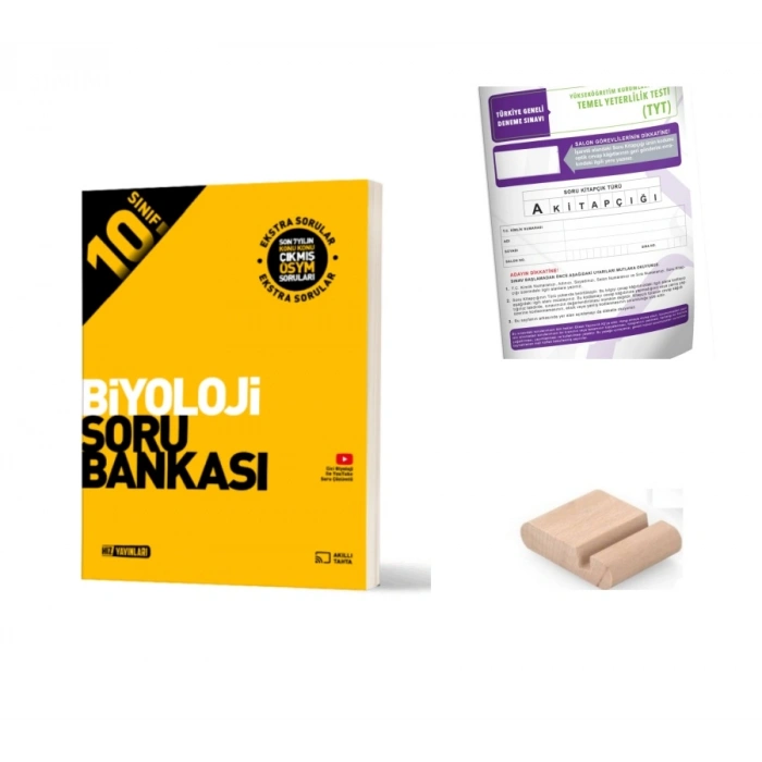 Hız 10.Sınıf Biyoloji Soru Bankası 2026-2027+Deneme+Telefon Tutucu