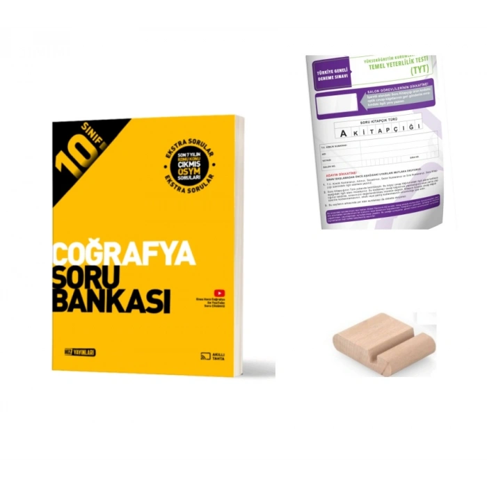 Hız 10.Sınıf Coğrafya Soru Bankası 2026-2027+Deneme+Telefon Tutucu