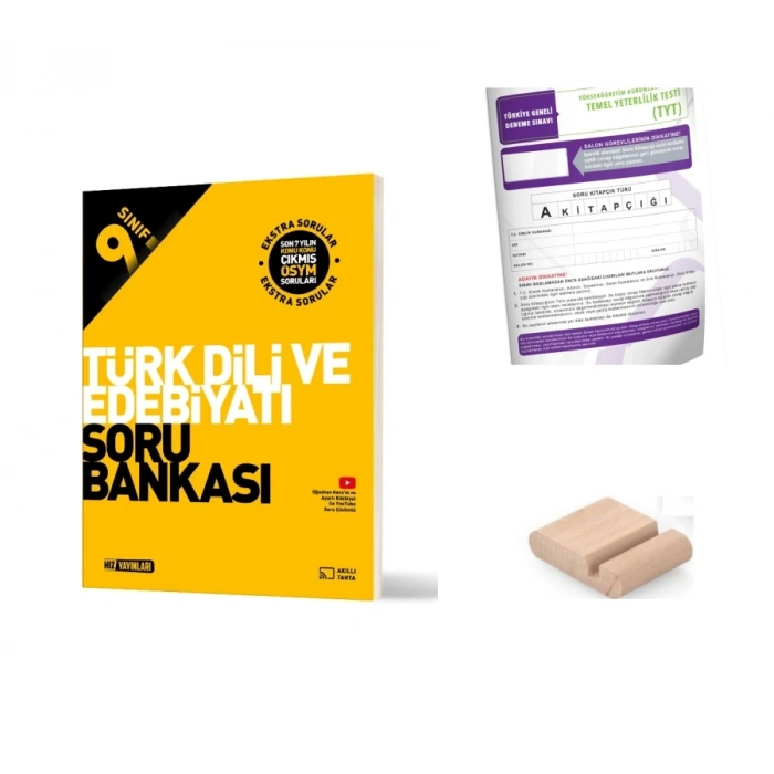 Hız 9.Sınıf Edebiyat Soru Bankası 2026-2027+Deneme+Telefon Tutucu
