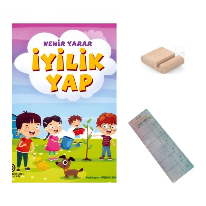 İyilik Yap / Nehir Yarar / 2. Sınıf / 6-7 Yaş Hikaye +Tablet Tutucu+Takip Ayracı