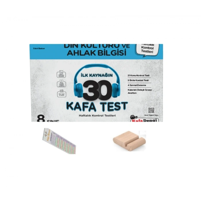 KafaDengi 8. Sınıf Din Kültürü 30 Kafa TestLGS 2026 +Telefon Tutucu+Çözüm Ayracı