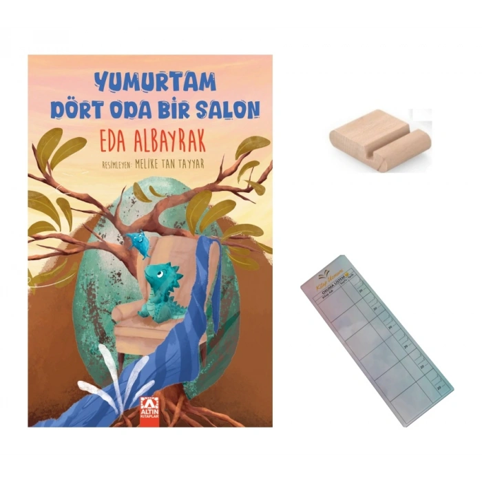 Yumurtam Dört Oda Bir Salon / Eda Albayrak / 2. Sınıf / 6-7 Yaş Hikaye+Tablet Tutucu+Takip Ayracı