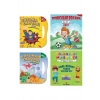 3 -5 Yaş Erkek Çocuk Boyama ve Etkinlik Seti 4 Kitap