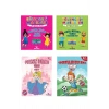 3 -5 Yaş Eğlenceli Maskeler + Boyama Kitapları 4 Kitap