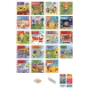 0-2 Yaş Hareketli Kitaplar Serisi -TÜM KİTAPLAR / 19 Kitap / İlave 6lı Minnak Serisi + Tablet Standı